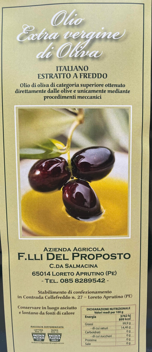 Extra Virgin Olive Oil - Superior Quality. 1 Liter bottle